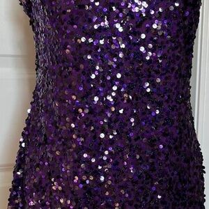 Wild Fable purple sequins mini dress size small